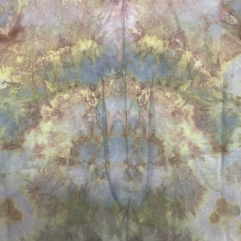 Hand ice dyed Scarf - Picture 2 of 3